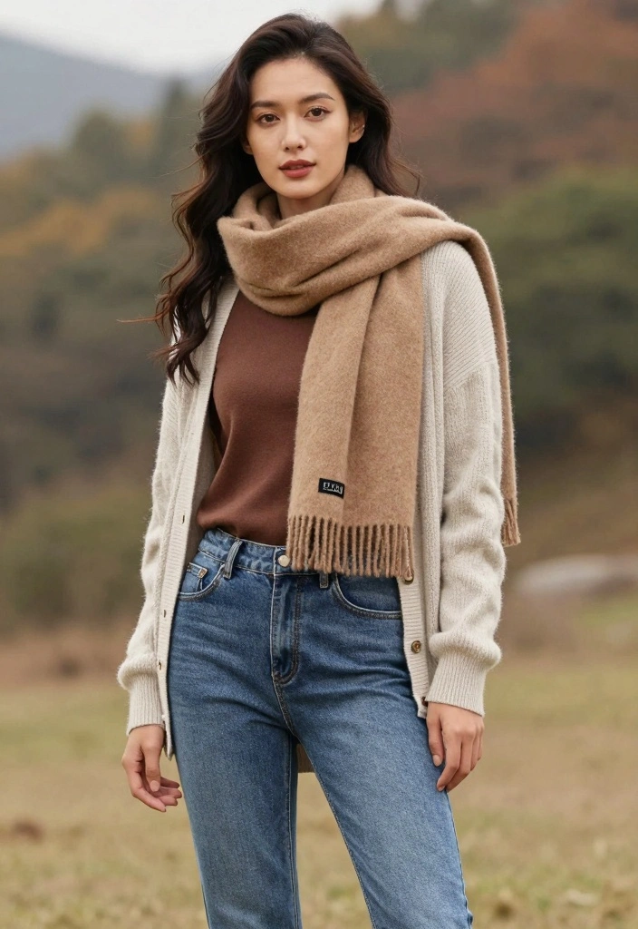 14 Evisu Jeans Outfit Ideas For Women With Y2K Energy - 14. Seasonal Layering 1