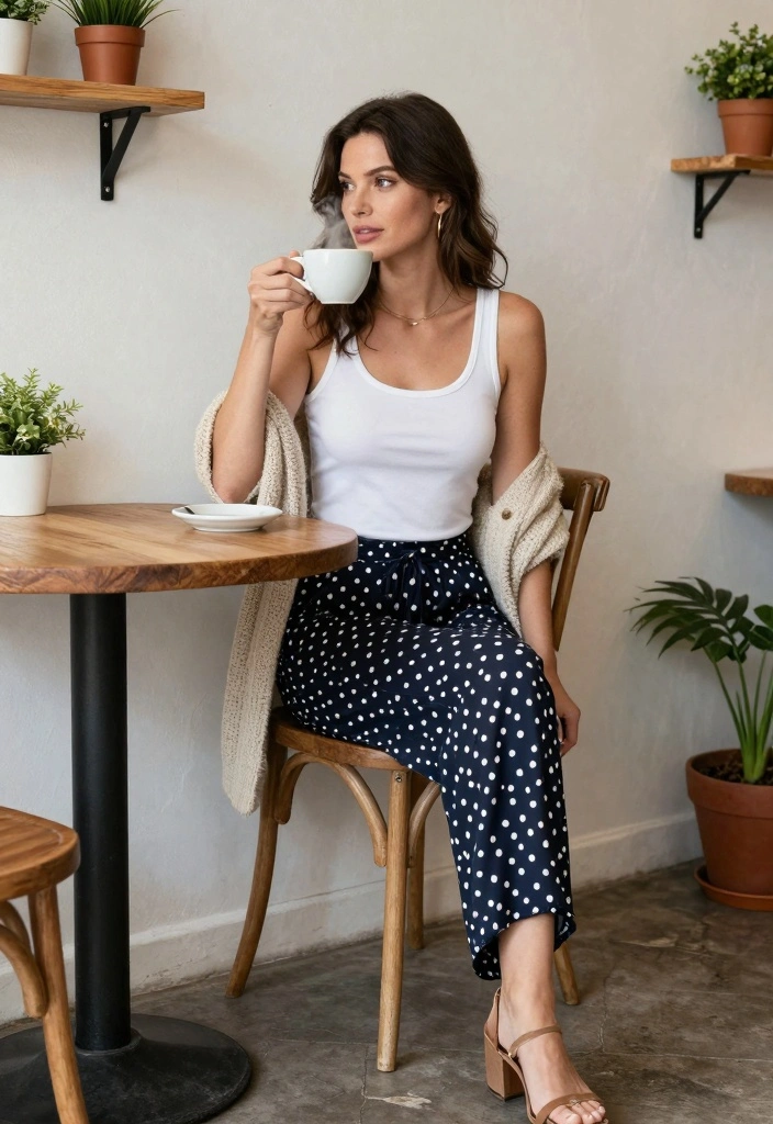 14 Halara Pants Outfit Ideas For Women With Comfortable Style - 3. Casual Coffee Date 1