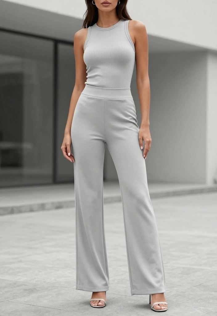 14 Indian Palazzo Pants Outfit Ideas For Women With Grace - 4. Chic Monochrome Look 1