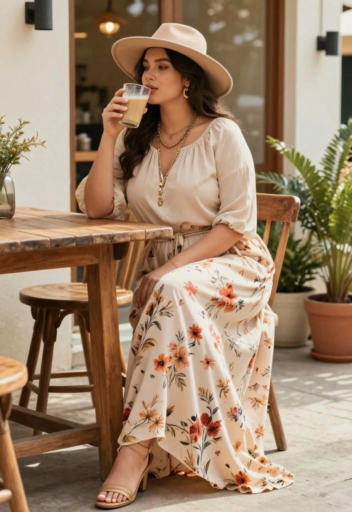14 Plus Size Wide Leg Pants Outfit Ideas For Women - 1. Casual Boho Vibes 1