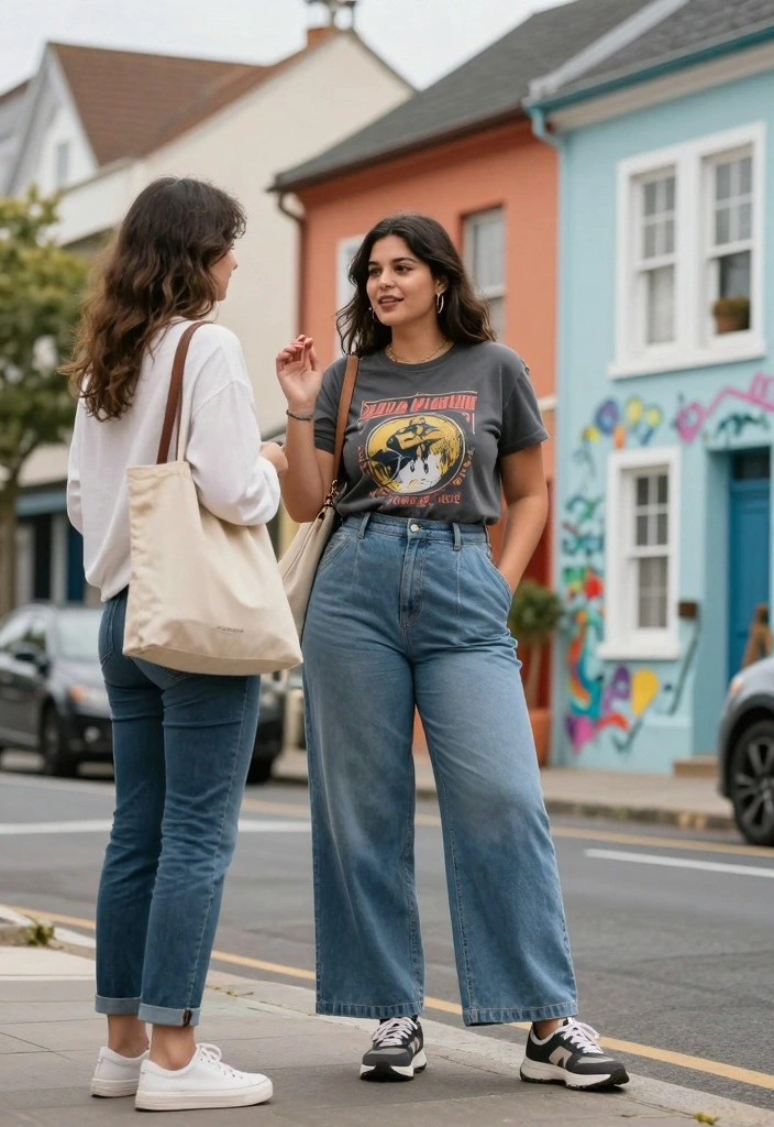 14 Plus Size Wide Leg Pants Outfit Ideas For Women - 14. Effortless Everyday 1