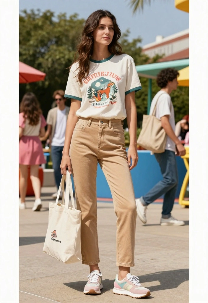 14 Tan Jeans Outfit Ideas For Women With Soft Neutral Vibes - 6. Effortless Weekend Vibes with Sneakers 1