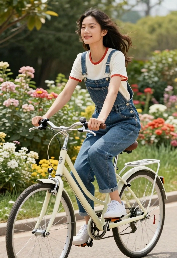 15 Summer Jeans Outfit Ideas For Women That Feel Light - 13. Denim Overalls with a Basic Tee 1