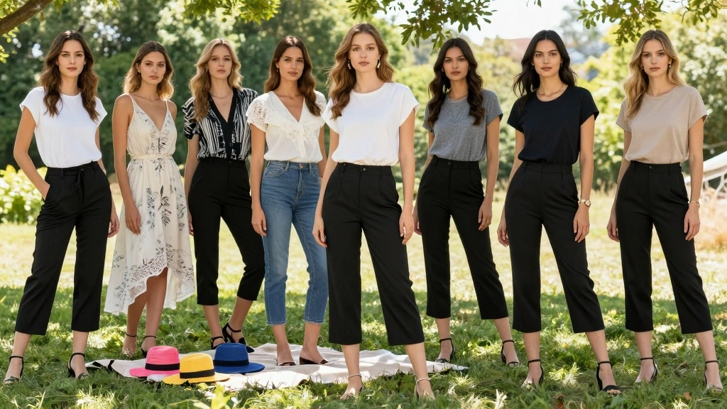 16 Black Capri Pants Outfit Ideas For Women For Warm Days