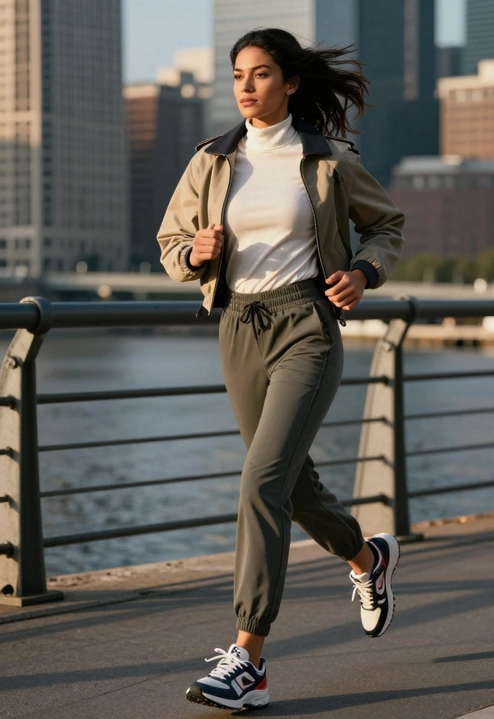 16 Harrington Jacket Outfit Ideas For Women With Retro Style - 3. Sporty Chic 1