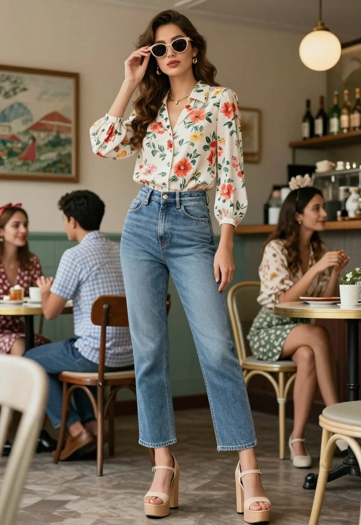 16 Miss Me Jeans Outfit Ideas For Women With Western Glam - 12. Retro Vibes 1