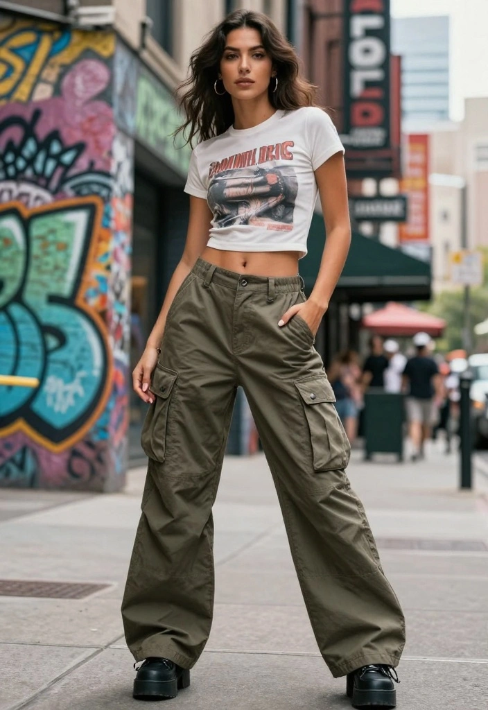 16 Oversized Pants Outfit Ideas For Women With Relaxed Fit - 3. Street Style Vibes 1