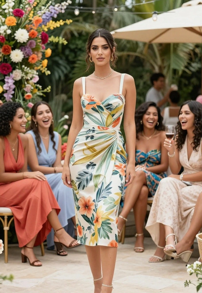 12 Bachelorette Outfit Ideas for Brides That Stand Out - 8. Elegant Midi Dress 1