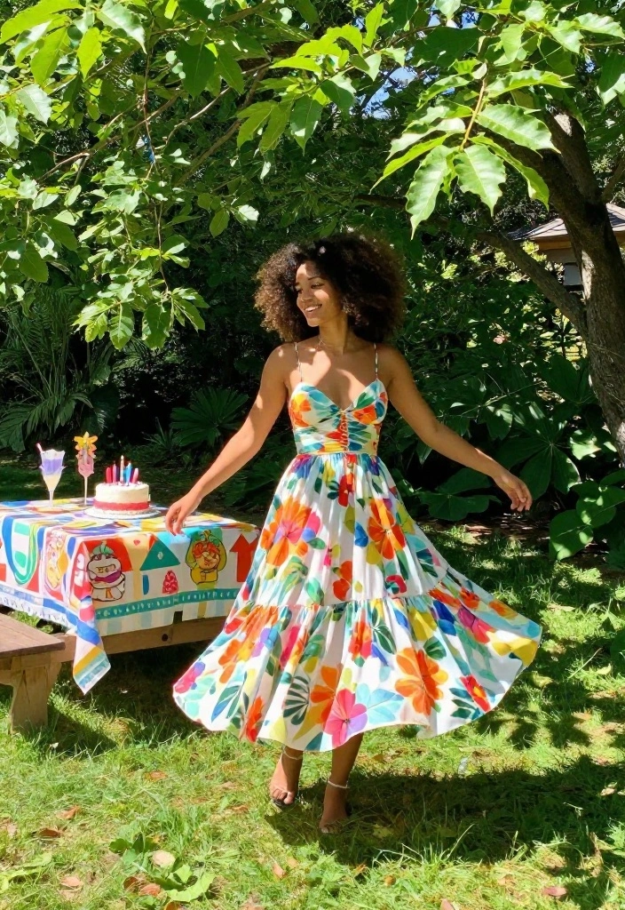 12 Birthday Outfit Summer Ideas for Women That Don't Wrinkle - 1. Flowy A-Line Summer Dress 1