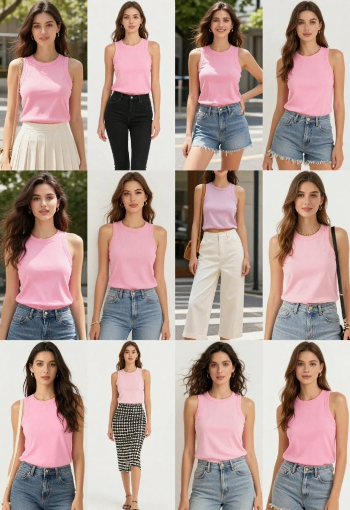12 Pink Tank Top Outfit Ideas for Women That Work Beyond the Gym - Conclusion: Embrace the Pink Tank Top Trend 1