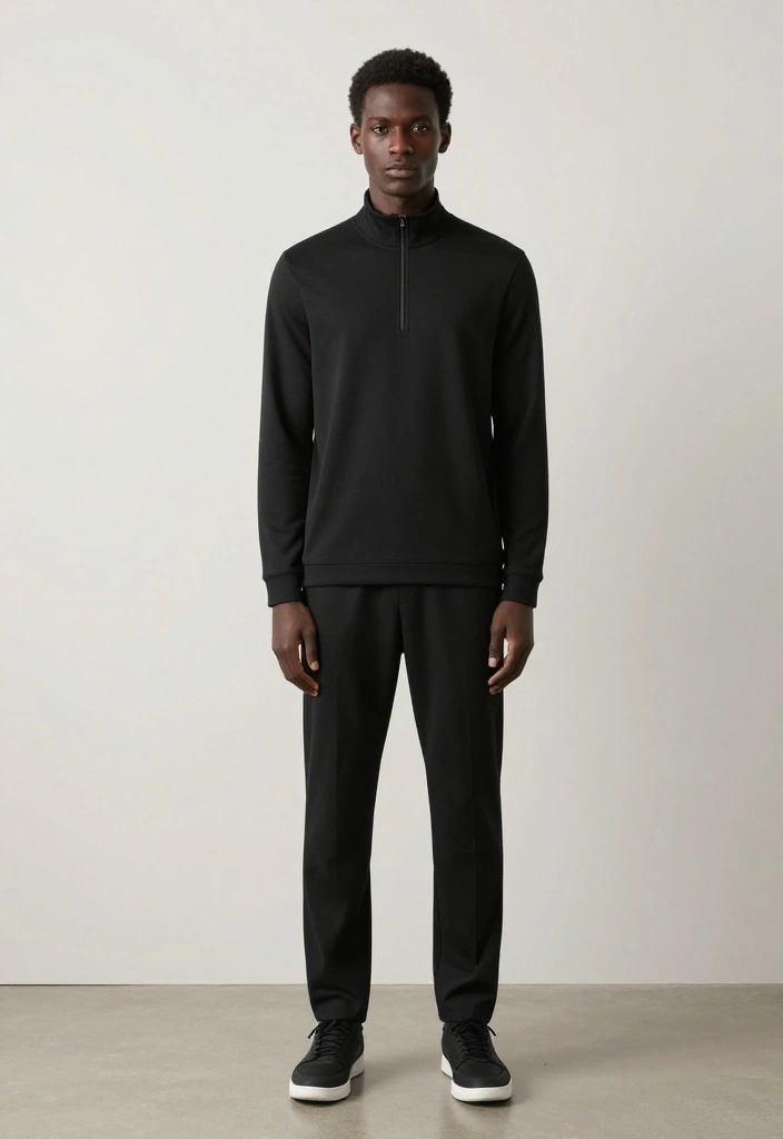 12 Quarter Zip Outfit Ideas for Women That Go Beyond Athleisure - 10. Minimalist Approach 1