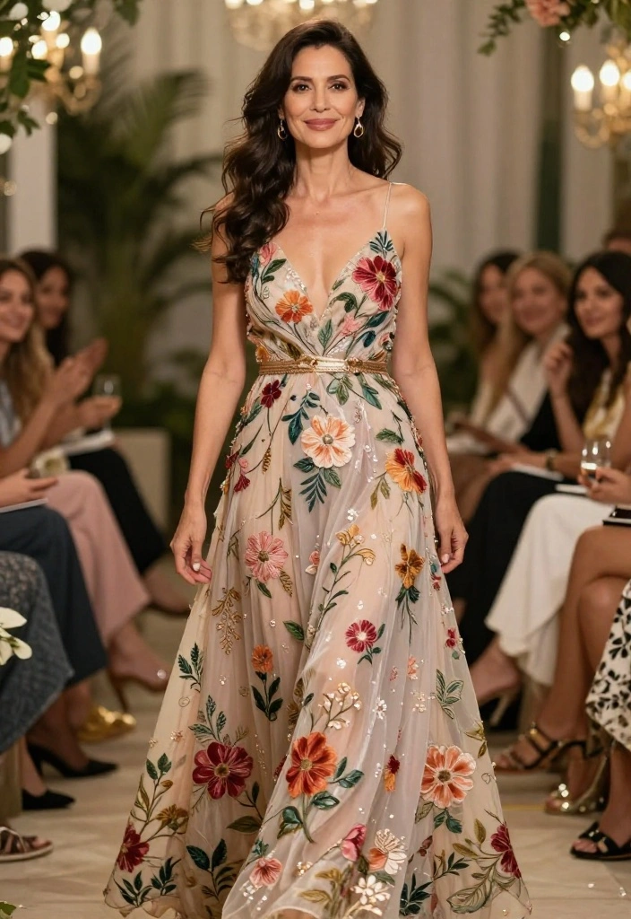 14 Birthday Party Outfit Ideas for Women That Celebrate Without Upstaging - 10. Romantic Maxi Dress 1