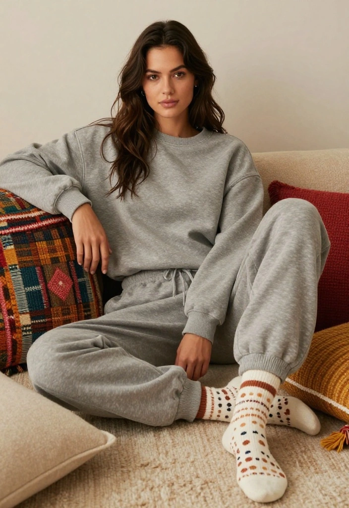 14 Ramona Flowers Outfit Ideas for Women That Nail the Vibe - 12. Playful Loungewear 1