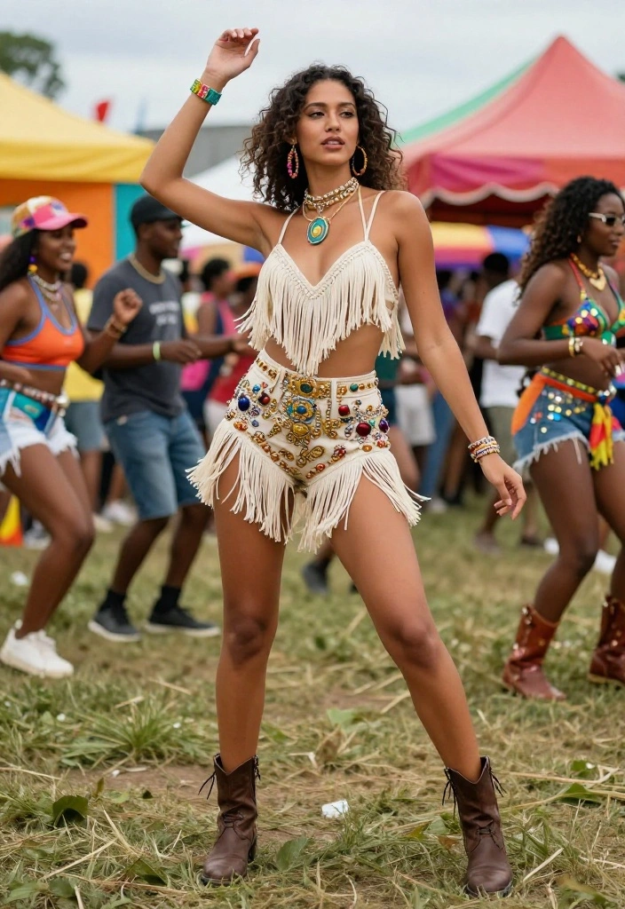 14 Ramona Flowers Outfit Ideas for Women That Nail the Vibe - 13. Fun Festival Looks 1