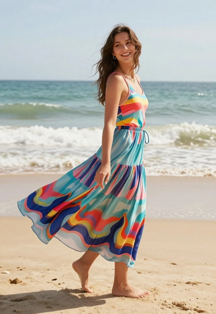 14 Satynowa Spodnica Outfit Ideas for Women That Transition Well - 13. Sustainable Summer Look with a Tank Top 1