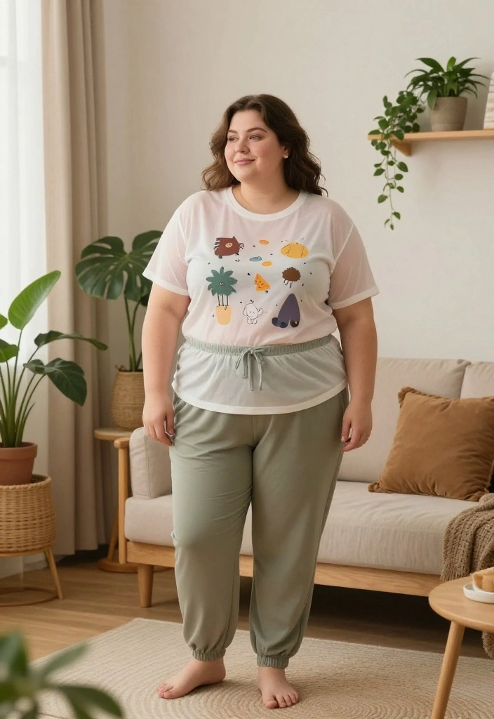 14 Sheer Top Outfit Ideas for Women That Show Just Enough Skin - 12. The Casual Sheer T-Shirt Look 1