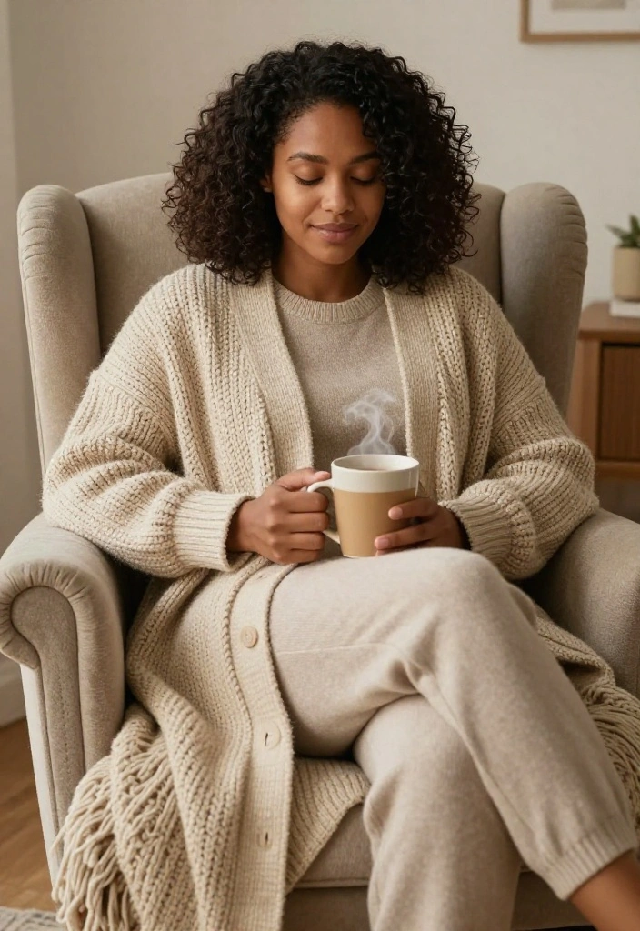 14 Women Outfit With Sweater Ideas That Layer Without Adding Bulk - 2. Layered Cardigans for a Cozy Vibe 1