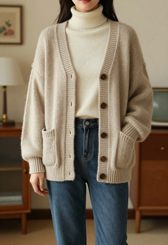 15 Coquette Winter Outfit Ideas That Stay Warm and Stylish - 14. Layered Knitwear Ensemble 1