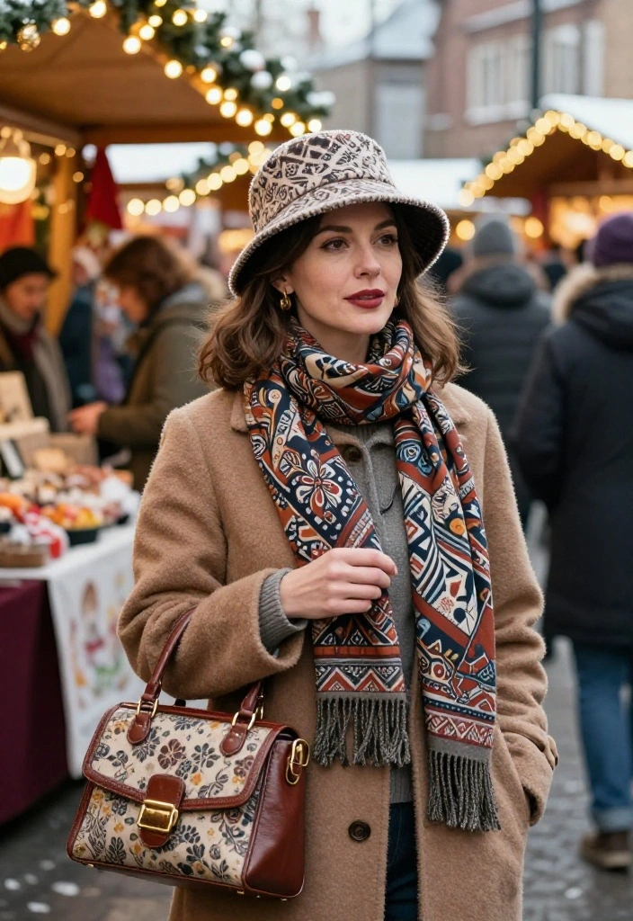15 Coquette Winter Outfit Ideas That Stay Warm and Stylish - 15. Retro-Inspired Accessories 1
