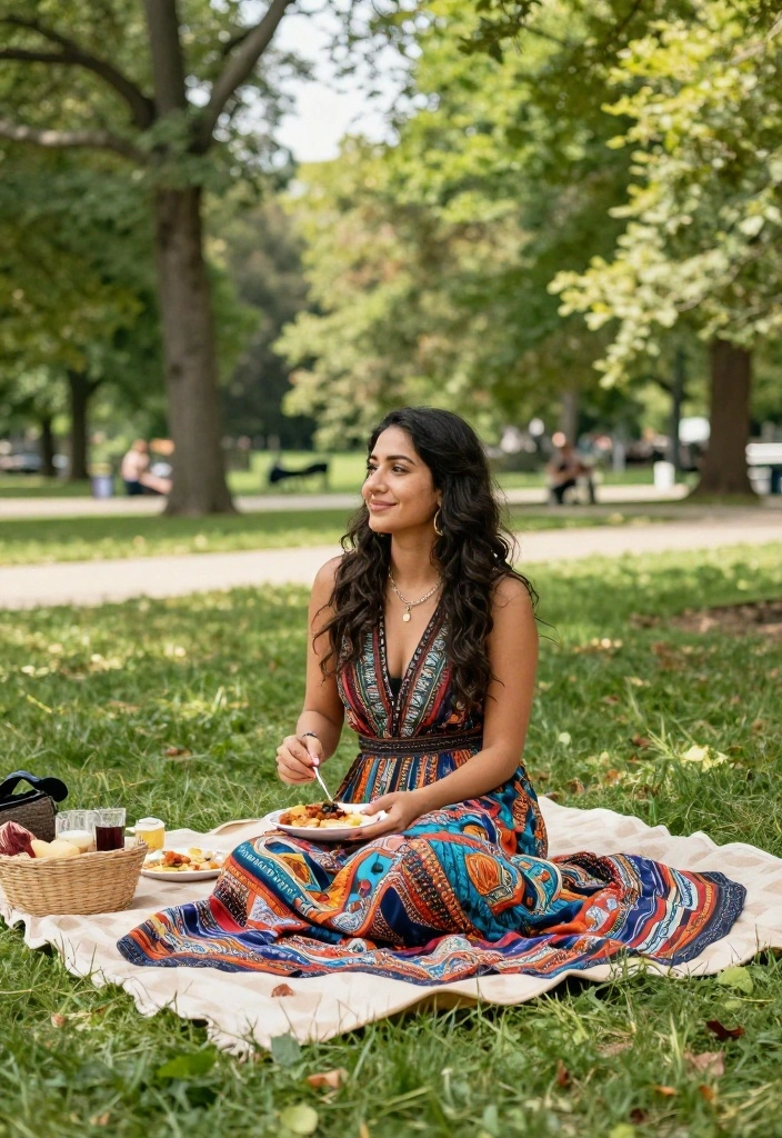 15 Europe Aesthetic Outfit Ideas That Pack Light - 3. Boho-Chic Maxi Skirt 1