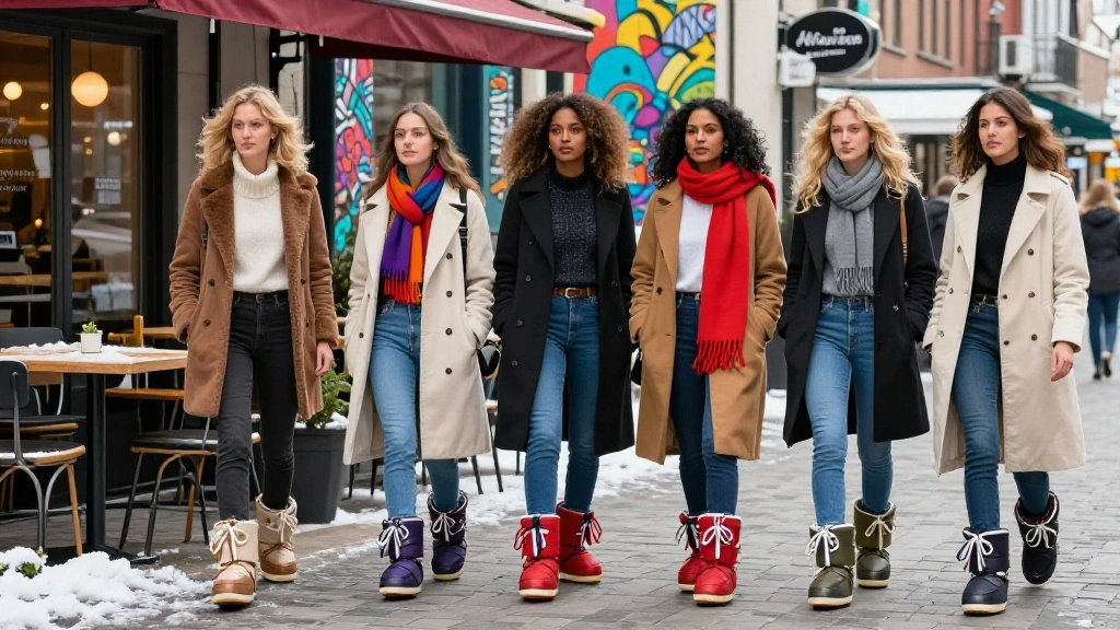 15 Moon Boots Outfit Ideas for Women That Don't Look Ski Lodge
