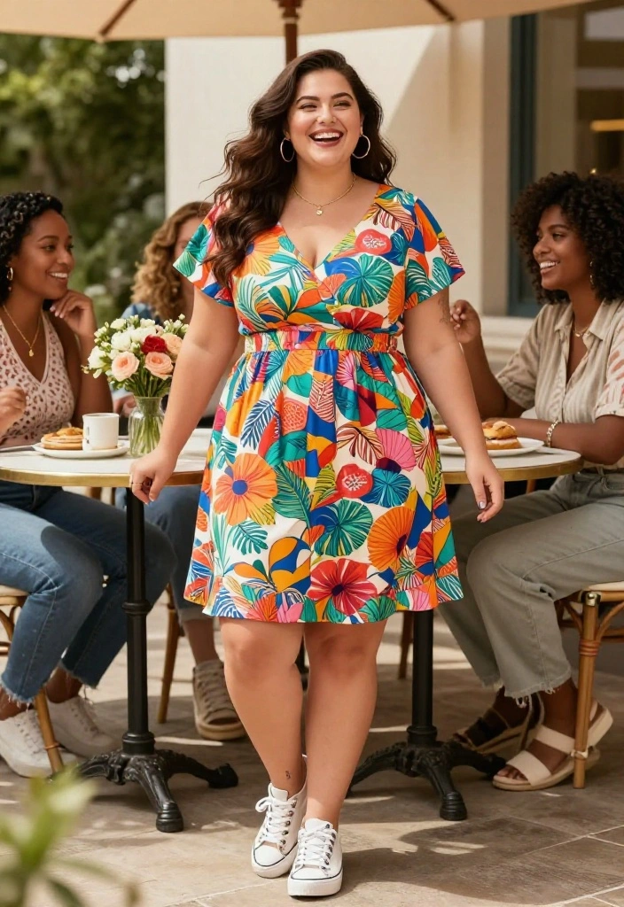 15 Plus Size Outfit Ideas That Highlight Your Best Features - 3. Embrace Athleisure Dresses 1