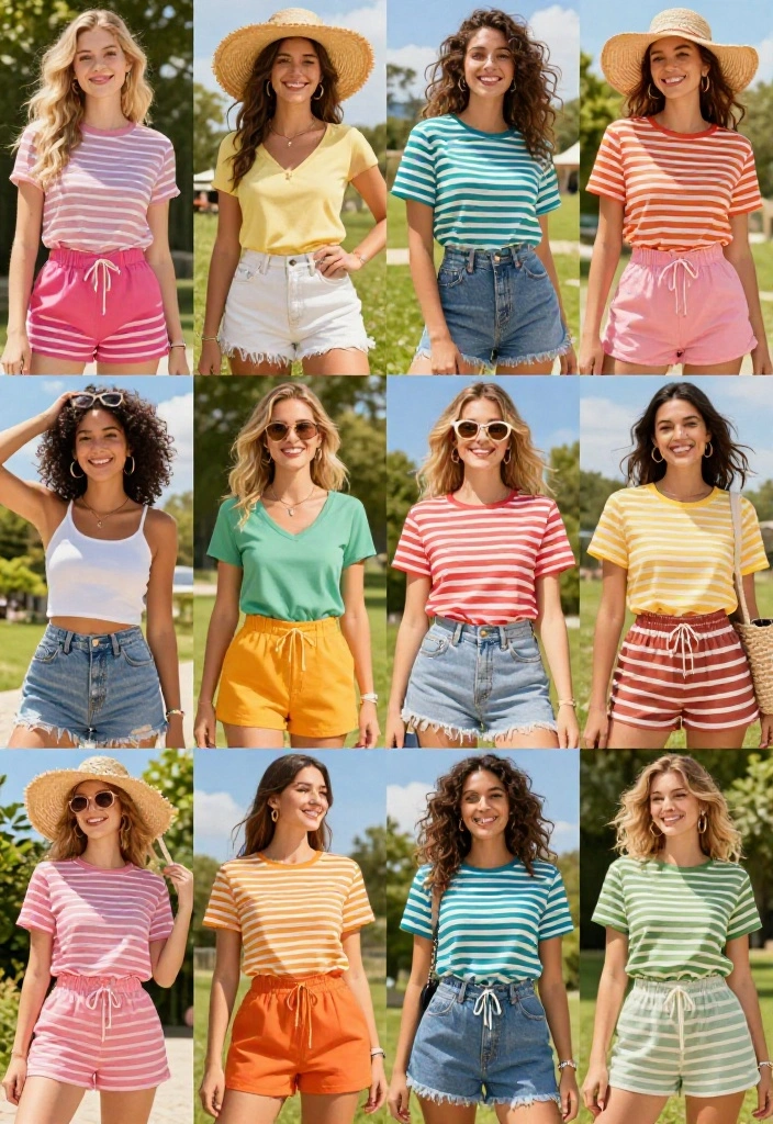 15 Striped Shorts Outfit Ideas for Women That Don't Add Width - Conclusion 1