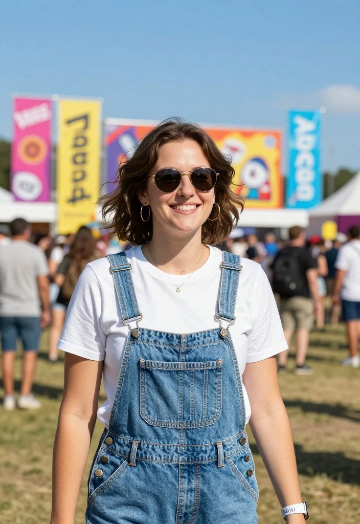 15 White Vans Outfit Ideas for Women That Dress Them Up or Down - 10. Casual Overalls with White Vans 1