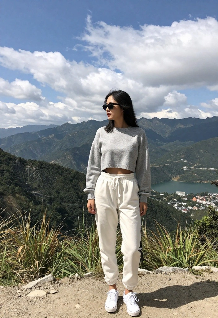 15 White Vans Outfit Ideas for Women That Dress Them Up or Down - 14. Weekend Getaway Look 1